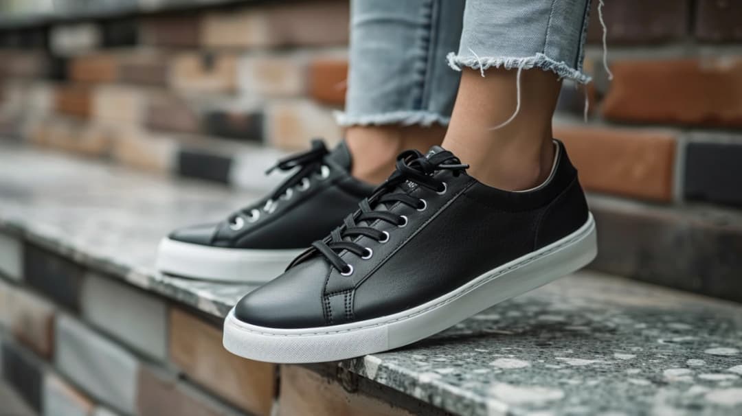 Czarne sneakersy w codziennych stylizacjach: Wskazówki