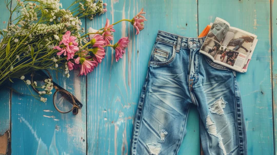 Jeansami z wysokim stanem – poradnik modnych stylizacji
