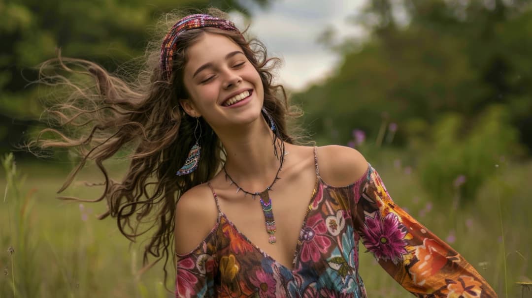 Odkryj modę dzieci kwiatów z lat 70. i dopasuj ją do swojego stylu