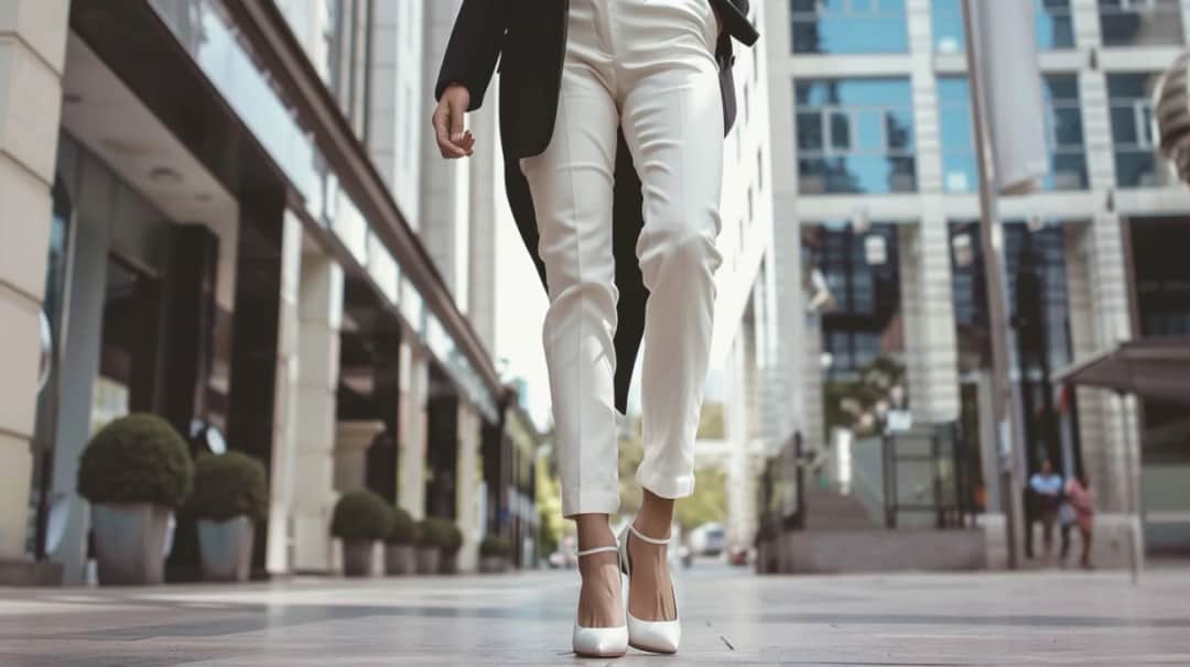 Kremowe spodnie stylizacje: Jak je nosić z klasą? Inspiracje