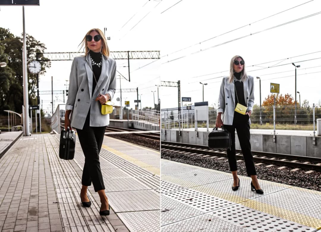 Stylizacje z szarą marynarką: Modne i eleganckie propozycje dla każdej sylwetki